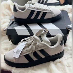 Adidas Gray and Black Sneakers